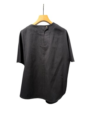 【26SS】PHOTOCOPIEU フォトコピュー / ラウンドカットブラウス 半袖 / MAGDA ROUND CUT OUT BLOUSE