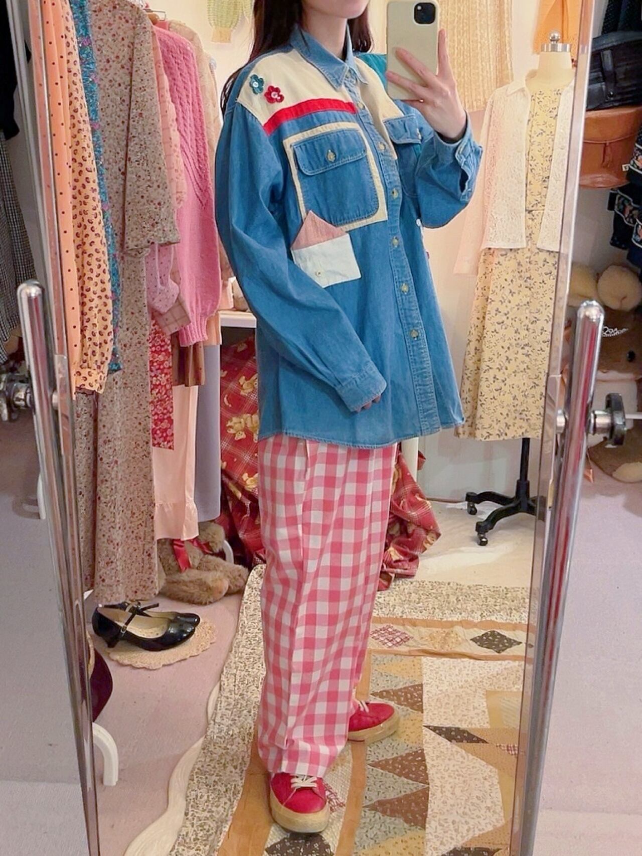 remake ✂︎ dwarf's room patchwork shirt