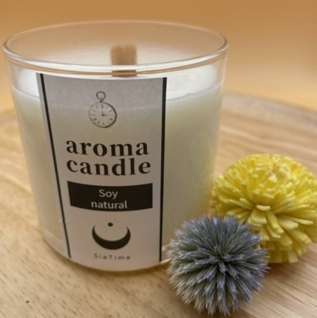 ソイワックス100％キャンドル〔aroma of プルメリア〕