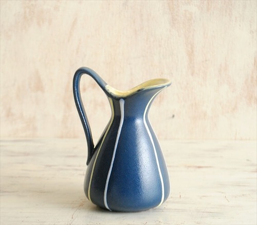 西ドイツ製 ヴィンテージ Jasba Keramik 陶器の花瓶 花器 一輪挿し ミッドセンチュリー期 フラワーベース アンティーク ig2091