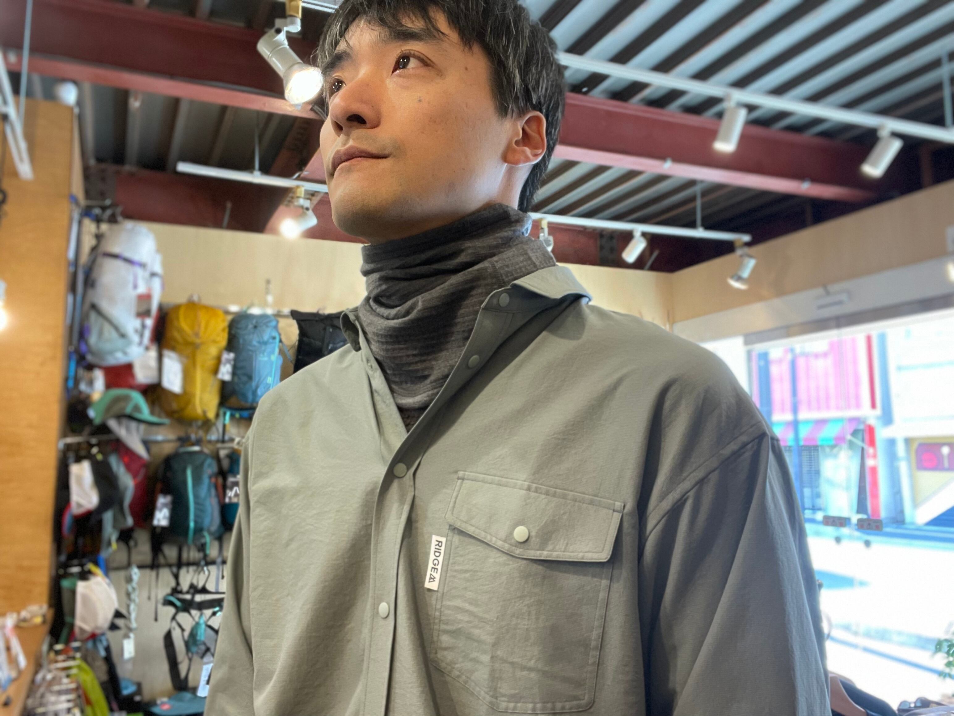 Grid Merino Long Neck Gaiter / RIDGE MOUNTAIN GEAR（登山・旅