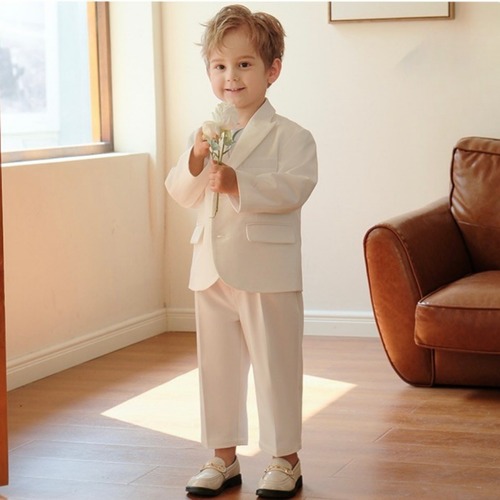 《予約商品》送料無料　 ホワイト・ミニ セットアップフォーマルセット