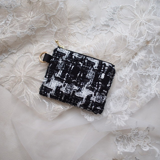Tweed mini ポーチ