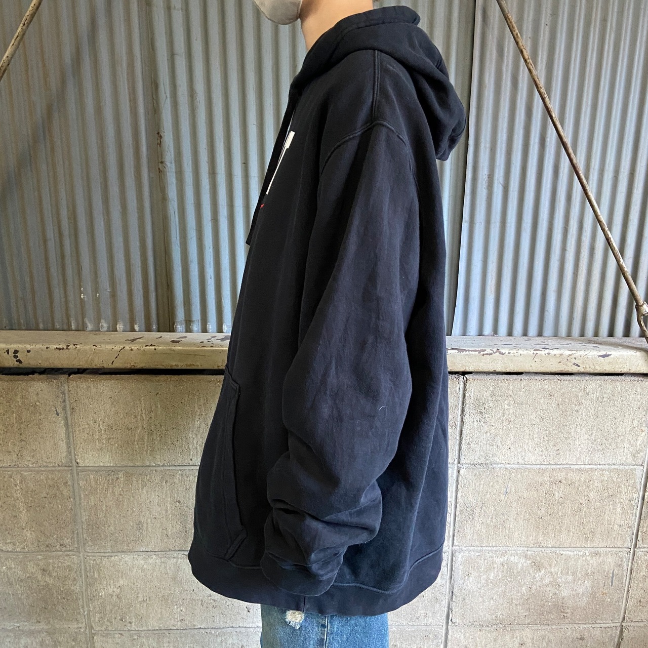NIKE ナイキ JUST DO IT ロゴプリント スウェットパーカー メンズXL 