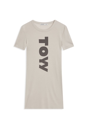 [OPEN YY] TOYY SIDE SLIT TEE, BEIGE 正規品 韓国ブランド 韓国通販 韓国代行 韓国ファッション オープン ワイワイ 日本 店舗