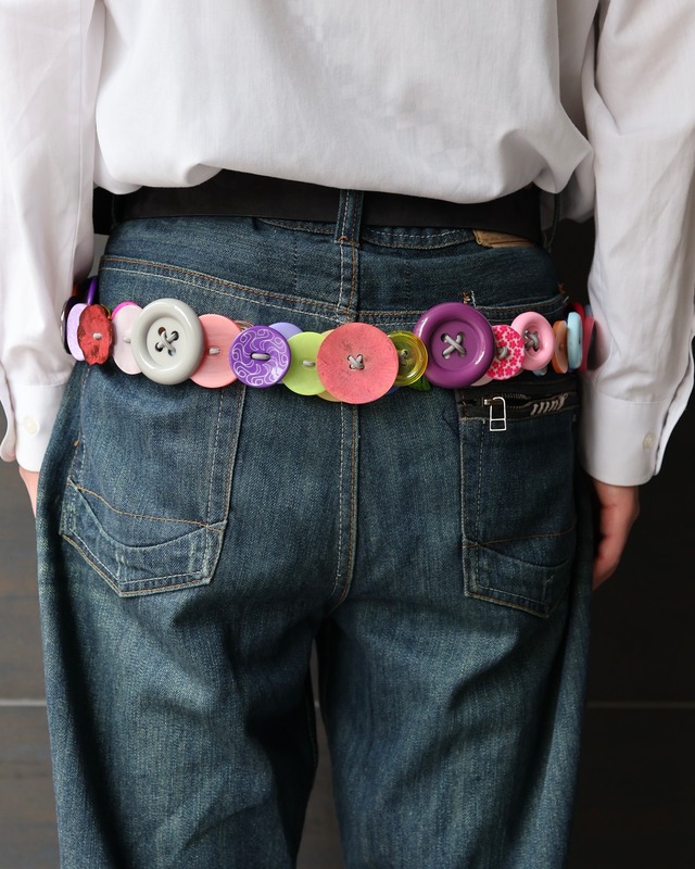 【Alisa Cayoo】3way Button Belt 01