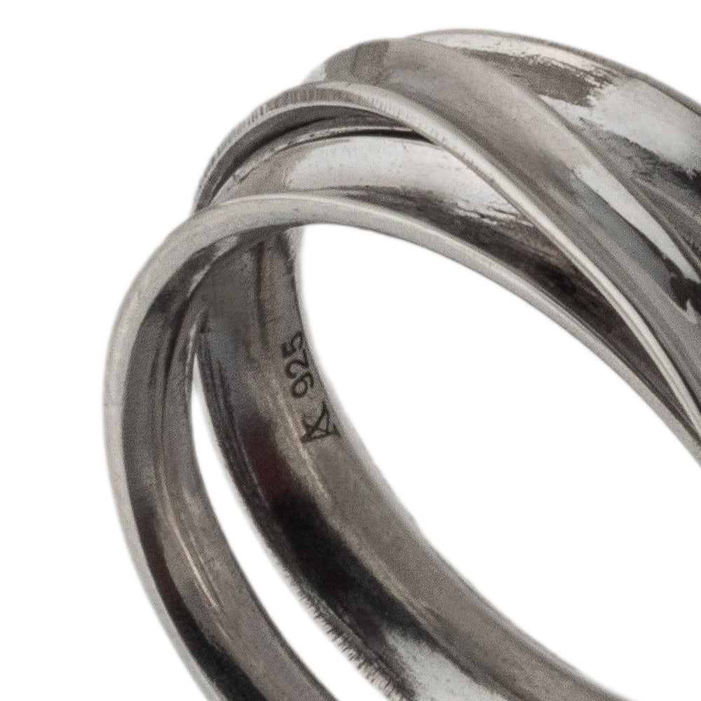 特別価格】逆甲丸トリプルリング AKR0051 Reverse Komaru triple ring