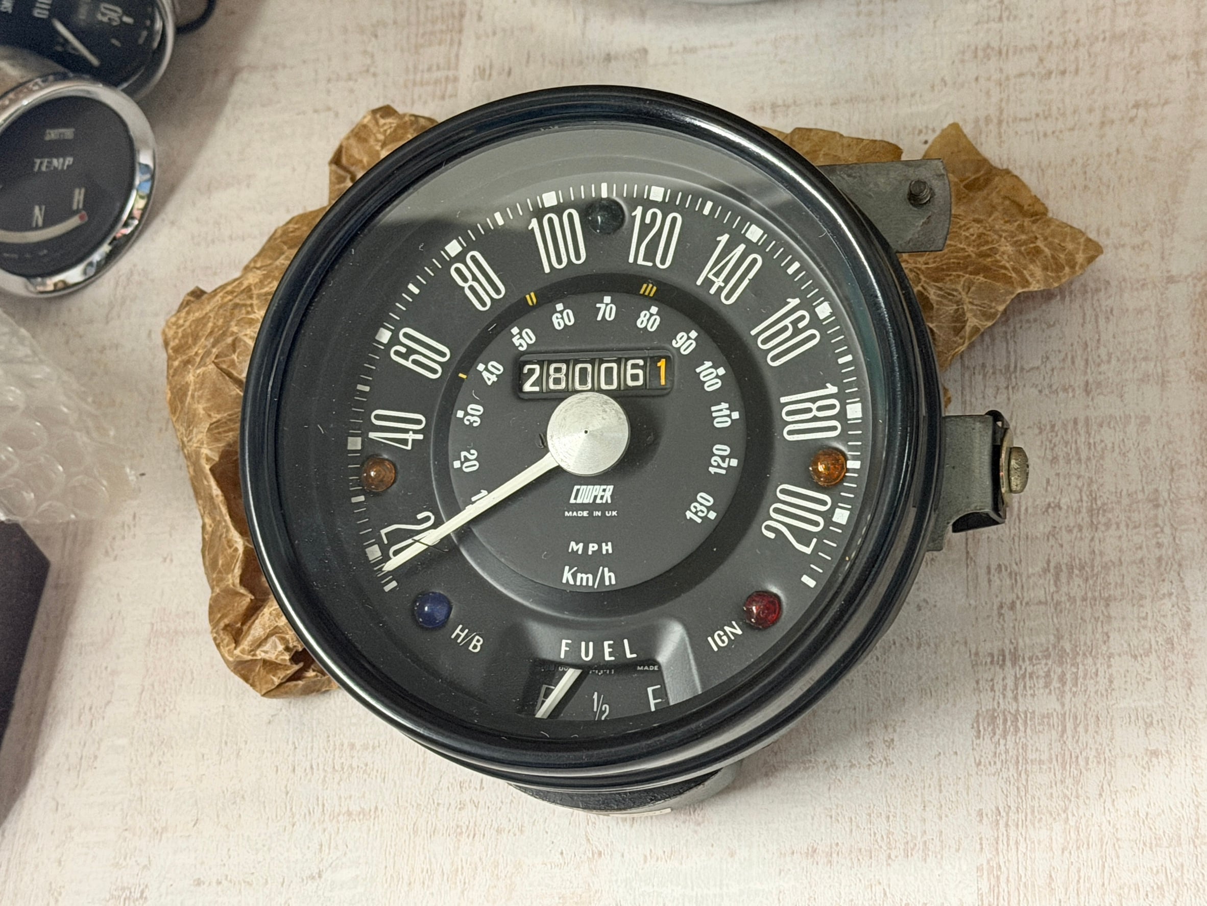 Speed gauge VOLRTAZ 200KPH Recondition PTN 1010200-150