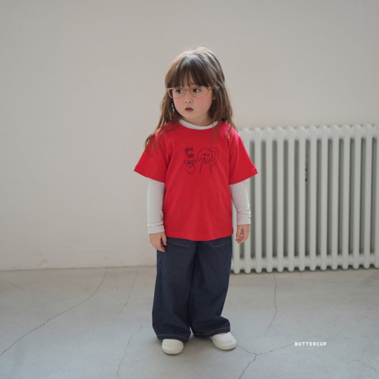 [BUTTERCUP] Loved Puppy Tee / [버터컵] 러브드퍼피티