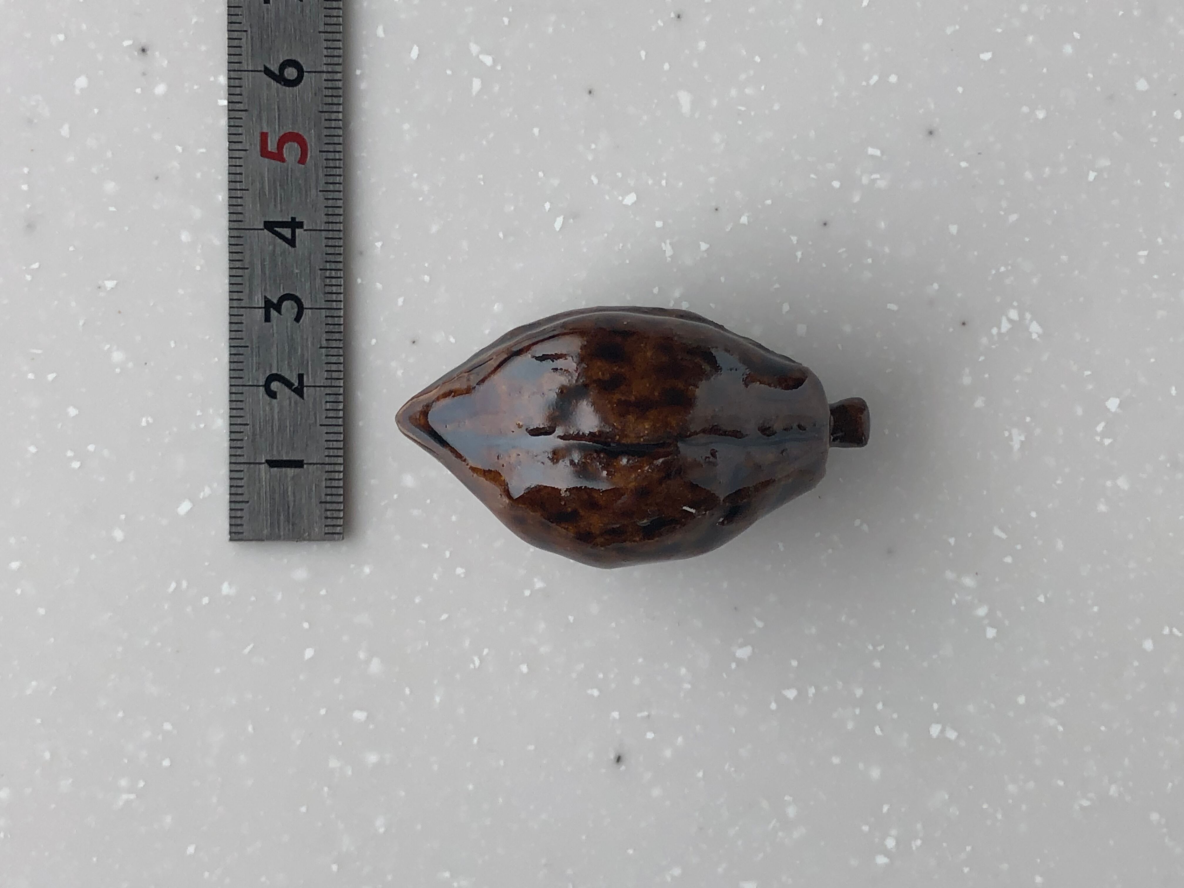 カカオポッド陶器・小 (焦げ茶) | CACAPON CHOCOLATE