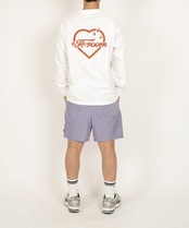 【#Re:room】HEART LOGO EMBROIDERY LONG SLEEVE［REC817］