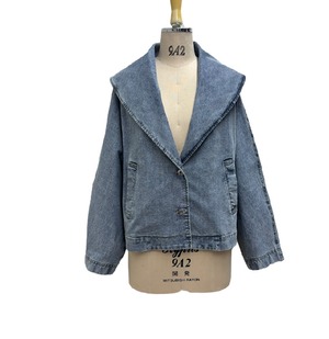 【ayane '26 spring collection】ショールカラーデニムダブルジャケット
