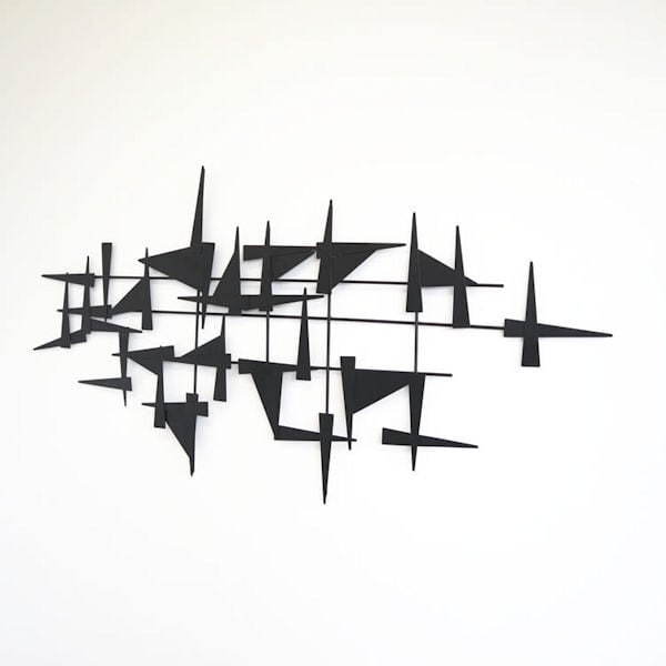 アイアンウォールアート トライアングル 壁飾り ウォールデコ 壁掛け