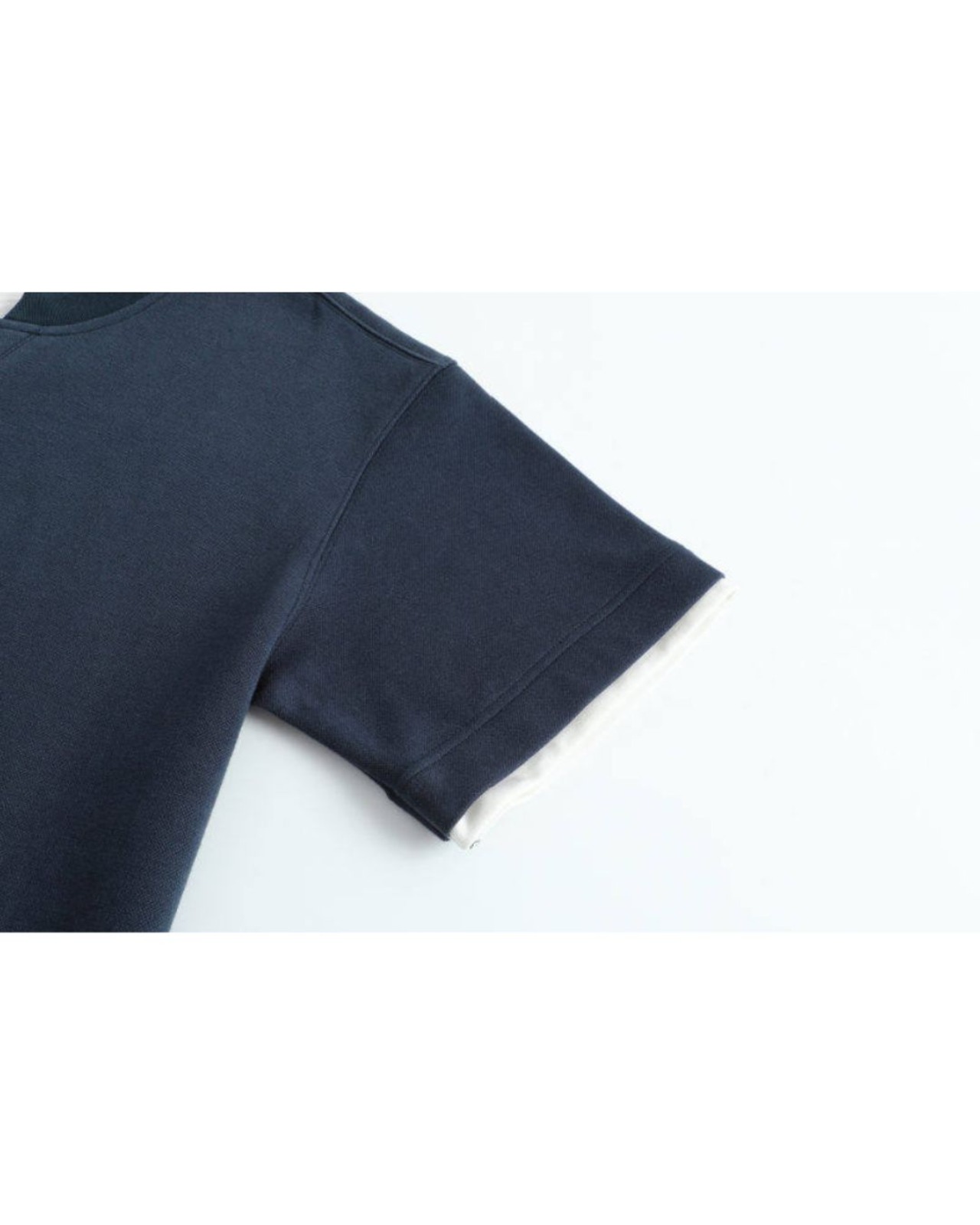 フェイクツーピース半袖Tシャツ　S0567