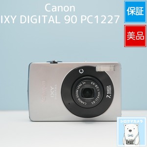 Canon IXY DIGITAL 90 PC1227 デジカメ スマホ転送OK フルセット 美品 シロクマカメラ a7366