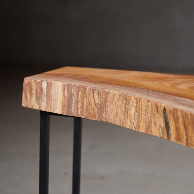 欅の輪切り サイドテーブル