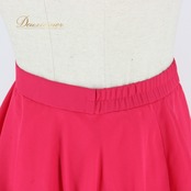 社交ダンス 衣装 スタンダード スカート レッスンウェア レディース ピンク系 無地 練習着 ビビッドピンク 濃いピンク ステージ衣装 派手 練習用 フレア スカート パーティー コスチューム 女性用 カジュアル おしゃれ サイズ調整可能 スポーツウェア ダンスウェア 着心地良い 柔らかい 生地 かわいい 旬のデザイン アクティブ スタイル