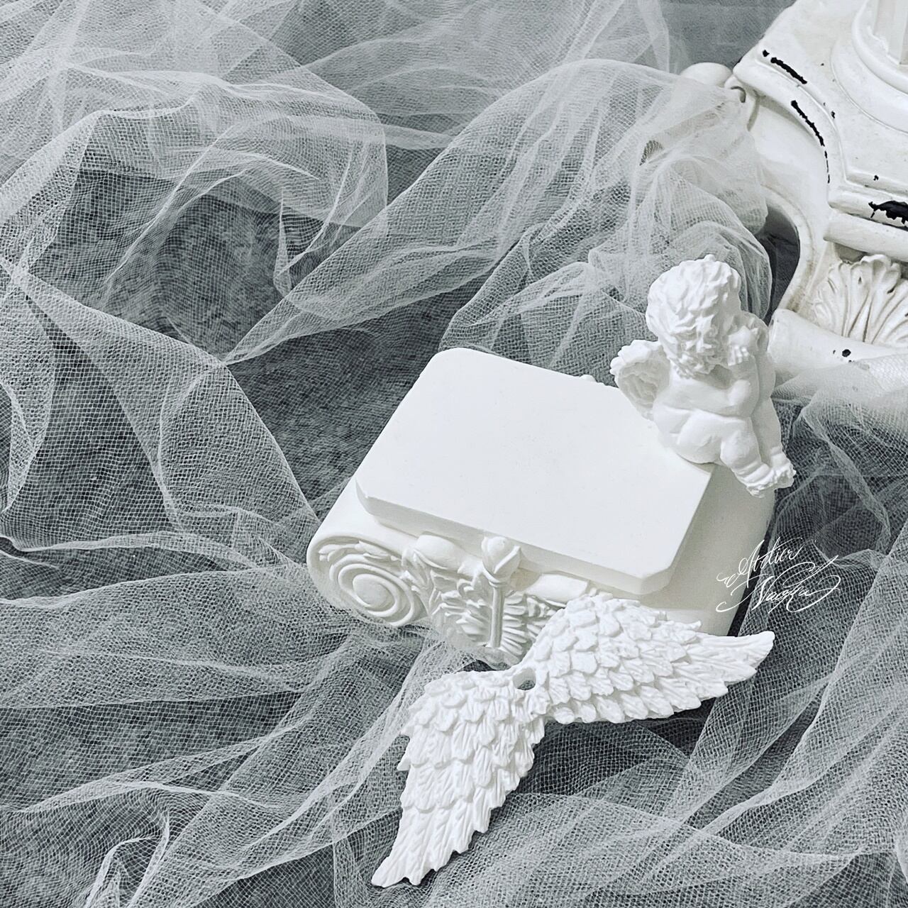 天使の翼 オーナメント シリコンモールド | シリコンモールド・クレイ