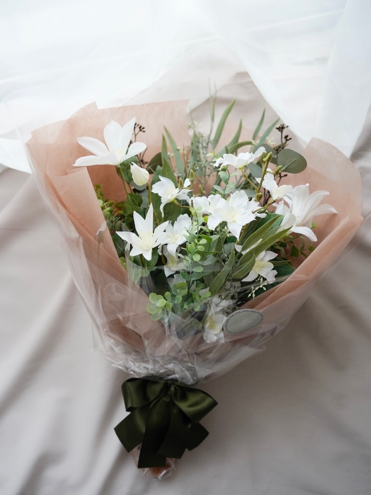 クレマチス オンシジューム Lサイズ フラワーブーケ