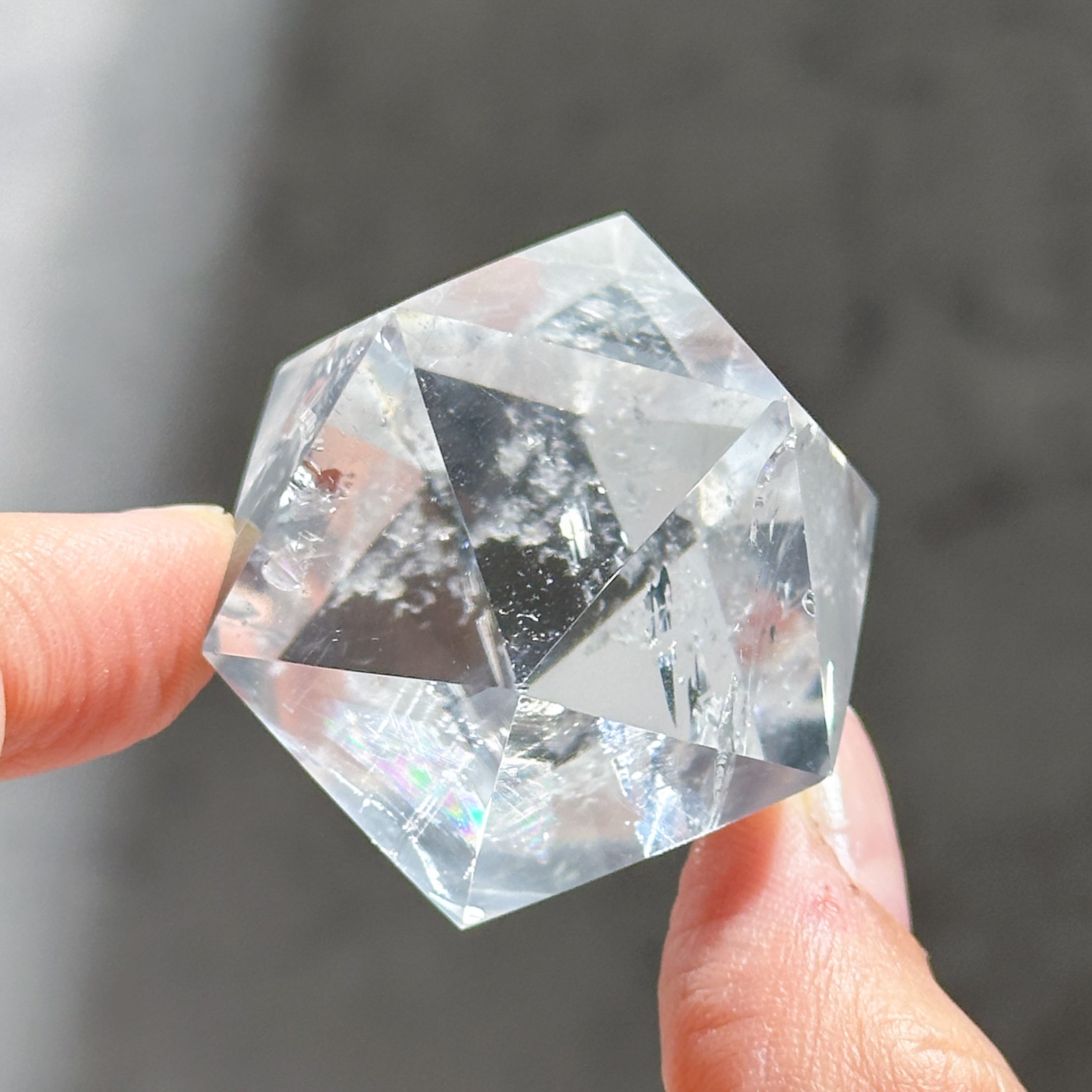 ミナスジェライス産クリアクォーツ 二十面体51◇Clear Quartz