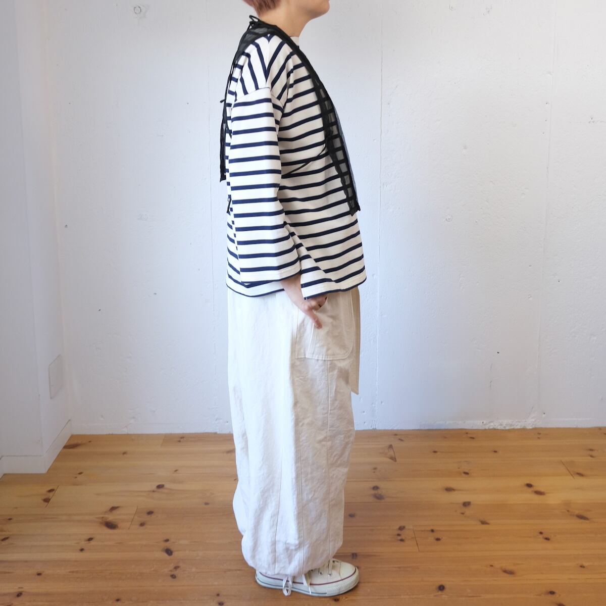 新品TOWAVASEトワヴァーズシルクオーガンジーのタブリエAlette22AW TOWAVASE(トワヴァーズ）Manon tablier シルク+刺繍 タブリエ | Le Nid