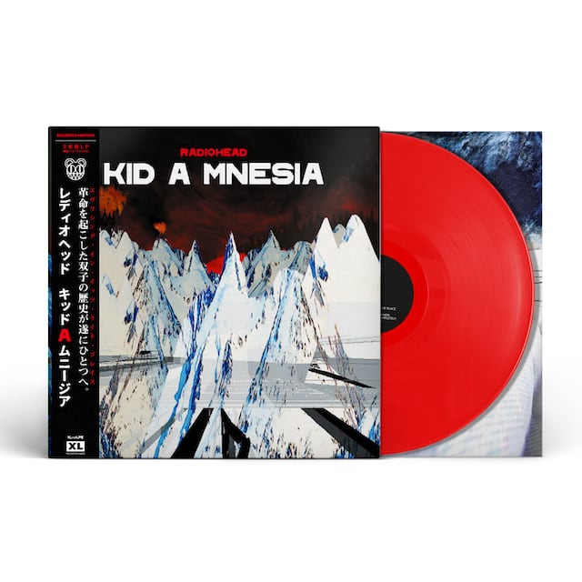 限定 Radiohead 「KID A MNESIA」3LP（赤盤）＋Tシャツ Radiohead / Kid A Mnesia（Ltd Red 3LP w Japanese Obi and T-Shirt