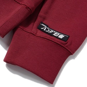 SALE 送料無料【HIPANDA ハイパンダ】メンズ フーディー スウェット MEN'S SAMURAI BIG SIZE HOODIE SWEAT SHIRT / BLACK・WINE RED