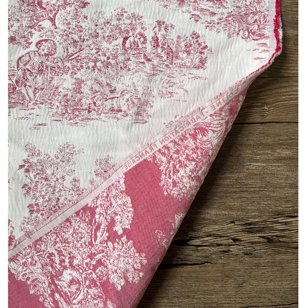 ✴︎再入荷✴︎ Fabric生地 トワルドジュイ（Toile de Jouy)／4.レッド