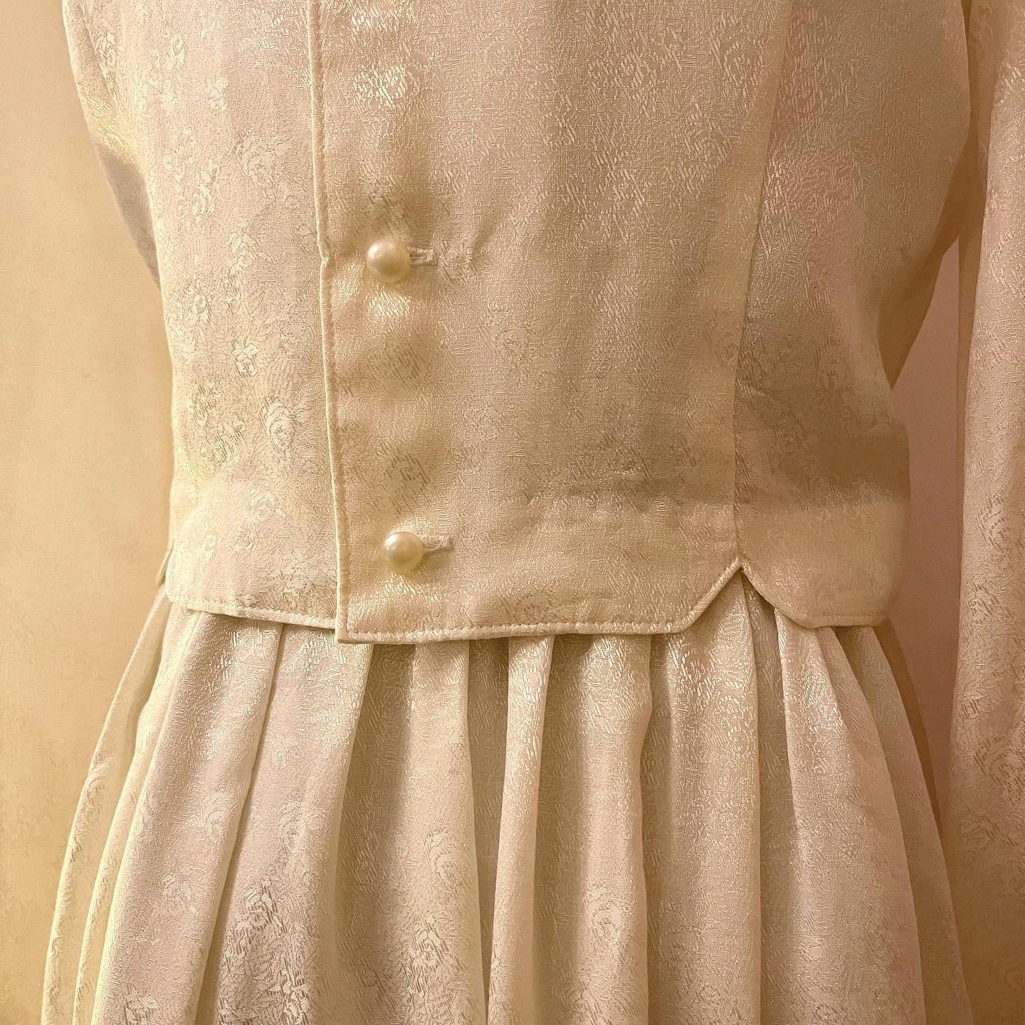 white satin shawl lace one-piece