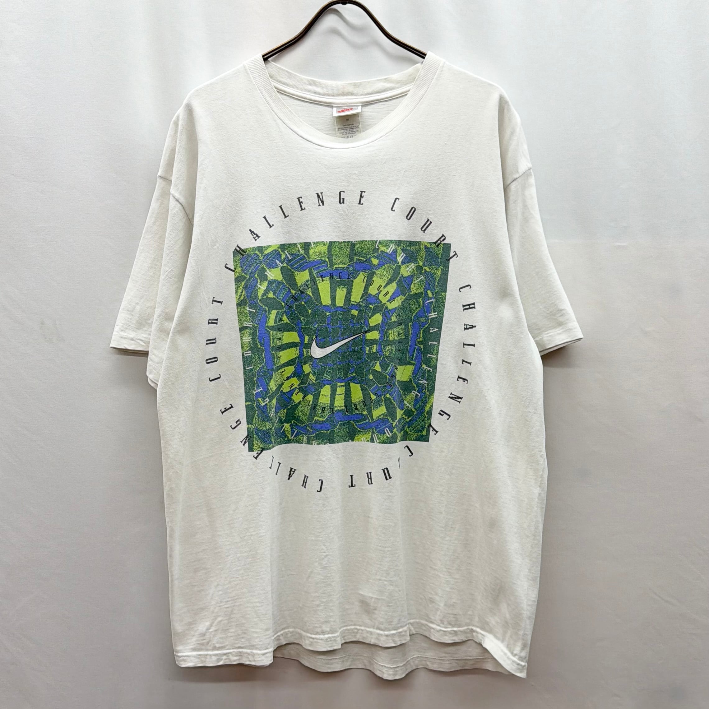 NIKE】90's NIKE “CHALLENGE COURT” Tシャツ 銀タグ USA製 ナイキ | no