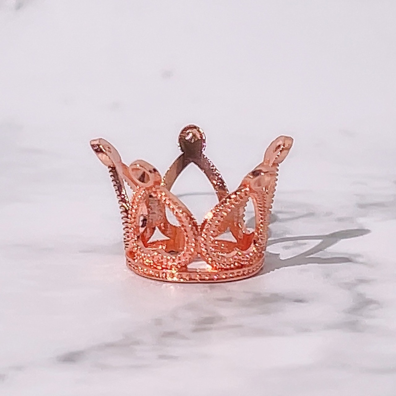 王冠のスフィアスタンド(ピンクゴールド)