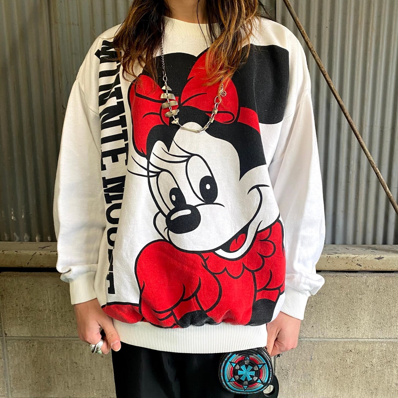 90s Disney Minnie Mouse スウェット トレーナー ミニー