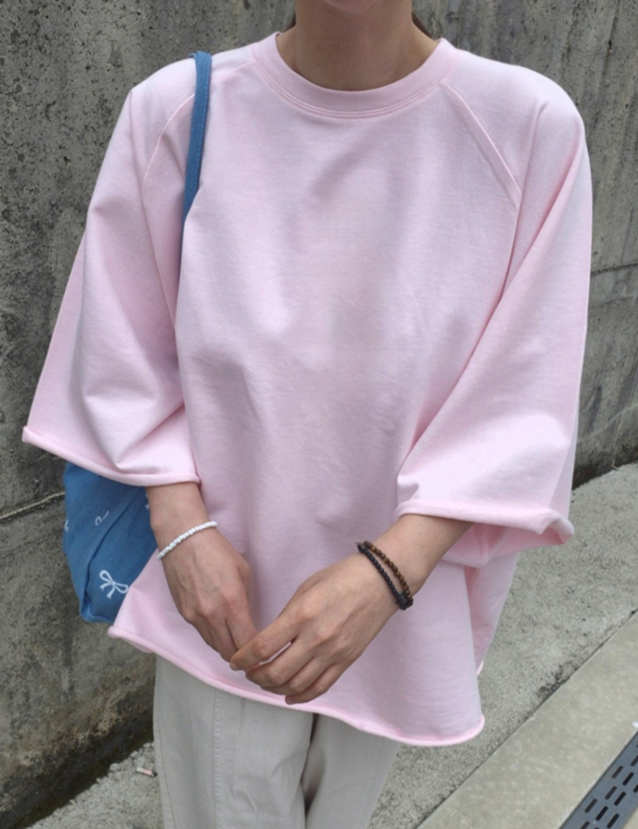 【26ss】Raglan-sleeve Cutting T-shirts_4colors
