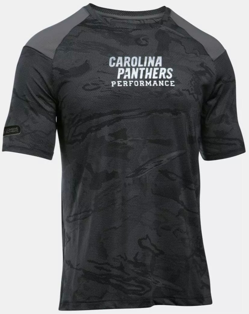 NFL パンサーズ アメフト コンバインシャツ アンダーアーマー Mサイズ