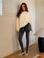 【新作5%OFF・3日間】Mary-Jane Fur Flat Shoes_2types