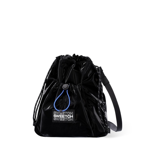 SWEETCH (スウィッチ) ミニクロスバッグ (CT-063) STRING MINI CROSS 001 (GLOSSY BLACK) ショルダーバッグ 超軽量 撥水