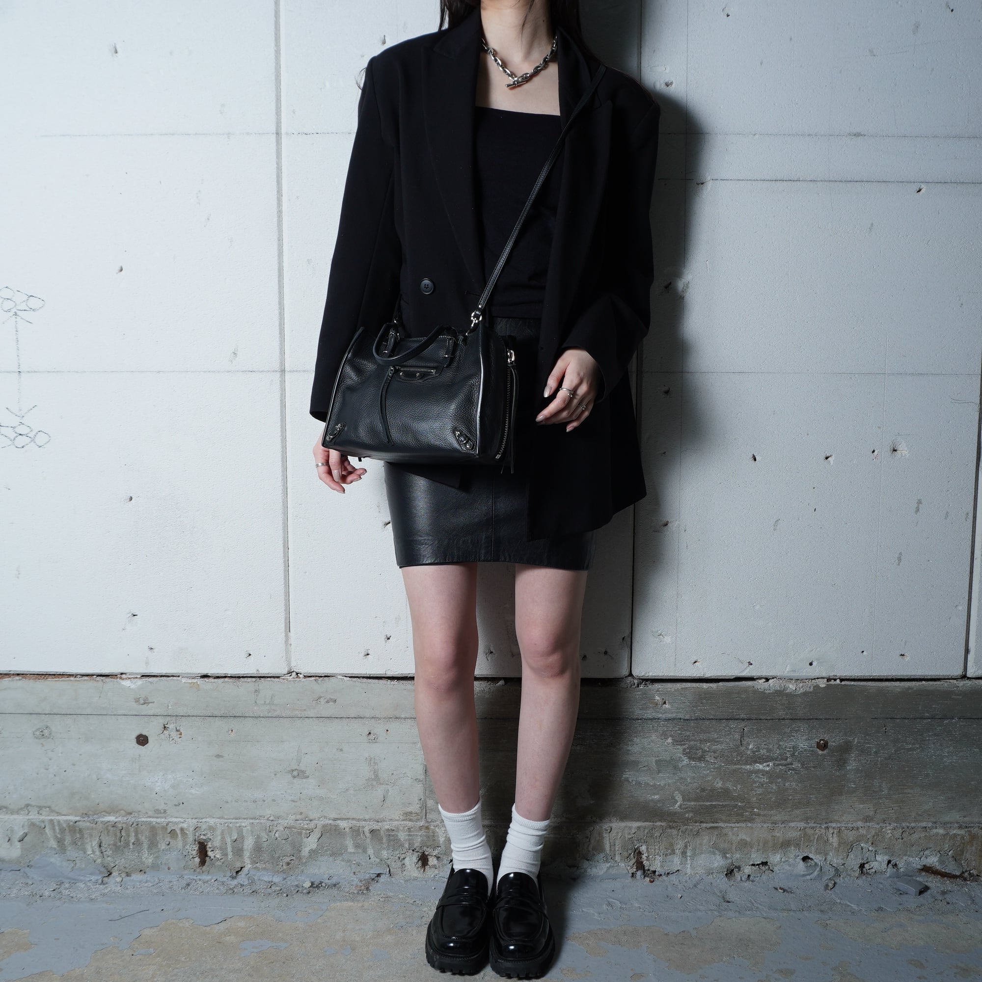 BALENCIAGA】バレンシアガ ペーパーミニレザー 2WAYショルダーバッグ