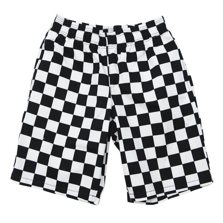 VANS (バンズ) M VANS CHECKER SHORT ショートパンツ ブラック 121H1150300