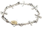 BurdenOfProof バーデンオブプルーフ  BOFP-218 クローバークロス・チェーンブレスＬ　ブレスレット bracelet シルバージュエリー アクセサリー SILVER925