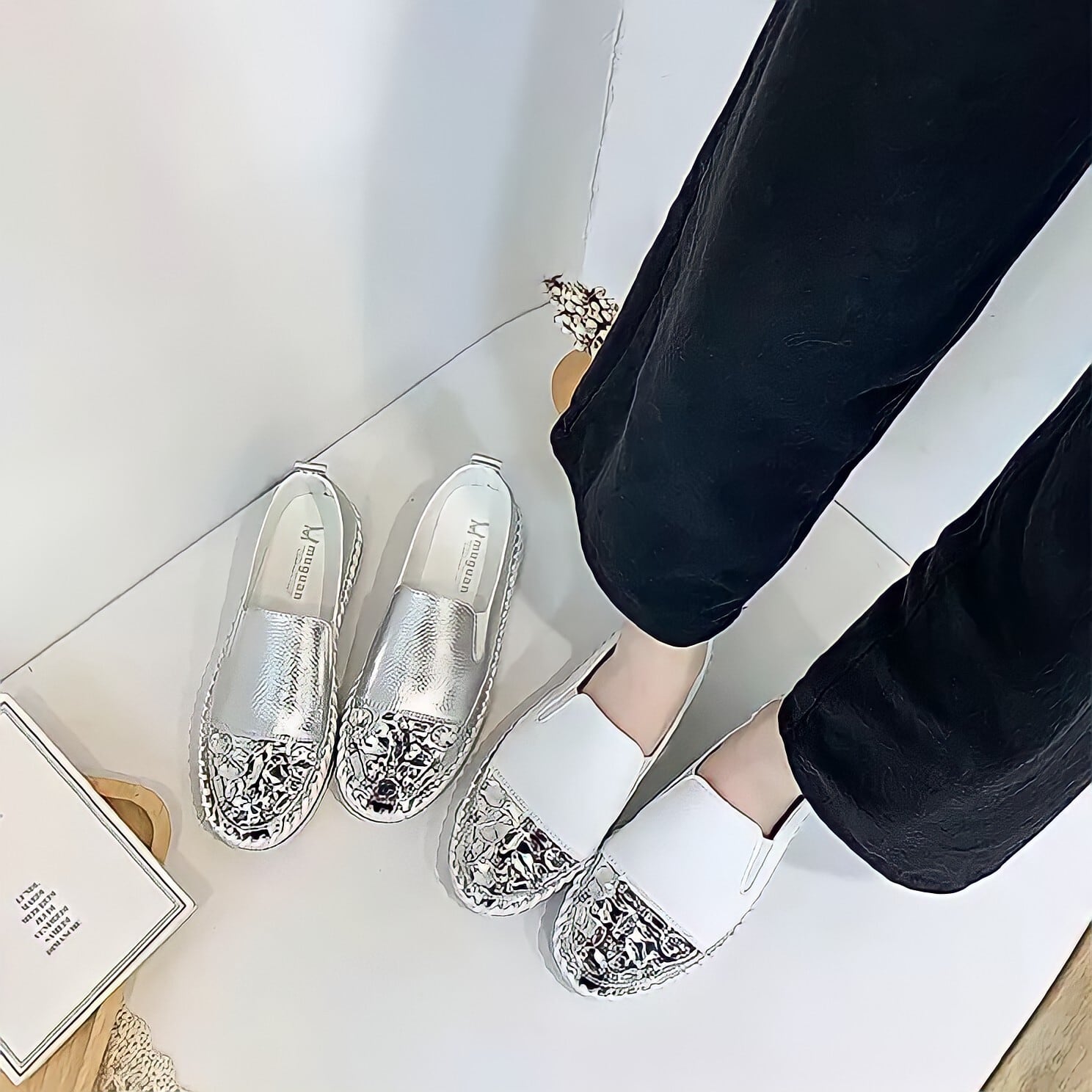 Bijou 2color Flat shoes