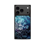 乱咲 - 和風 四角型 強化ガラスiPhoneケース【22SS】