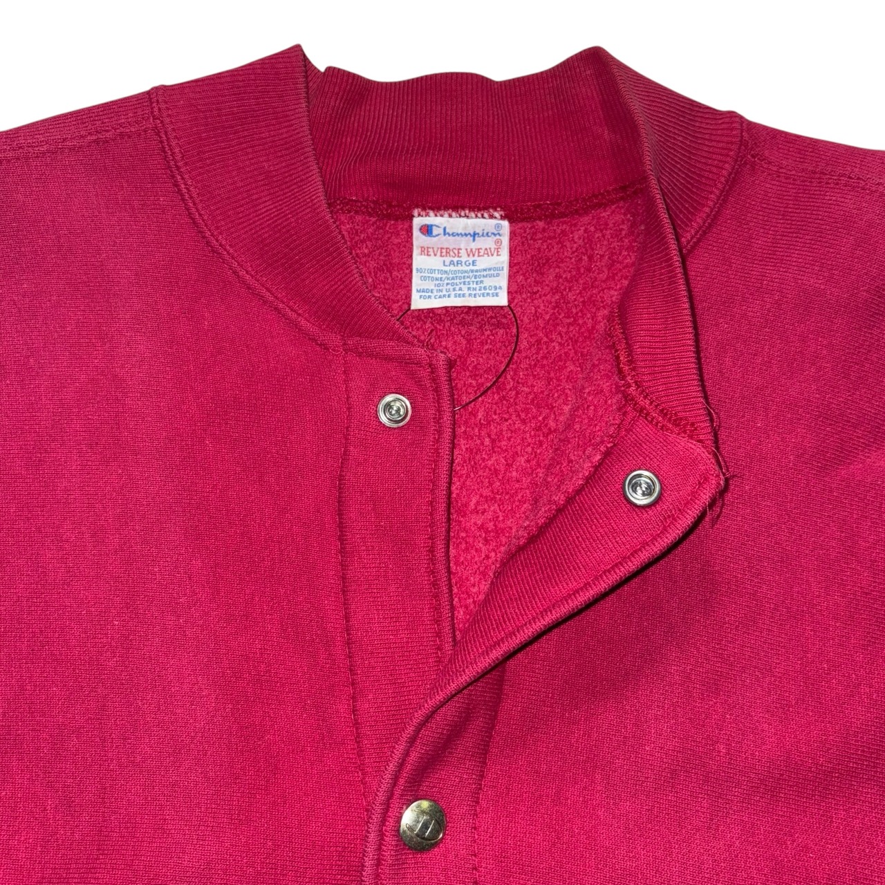 vintage 1990’s CHAMPION reverse weave “Snap Cardigan”