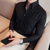 striped long sleeve shirt 00160