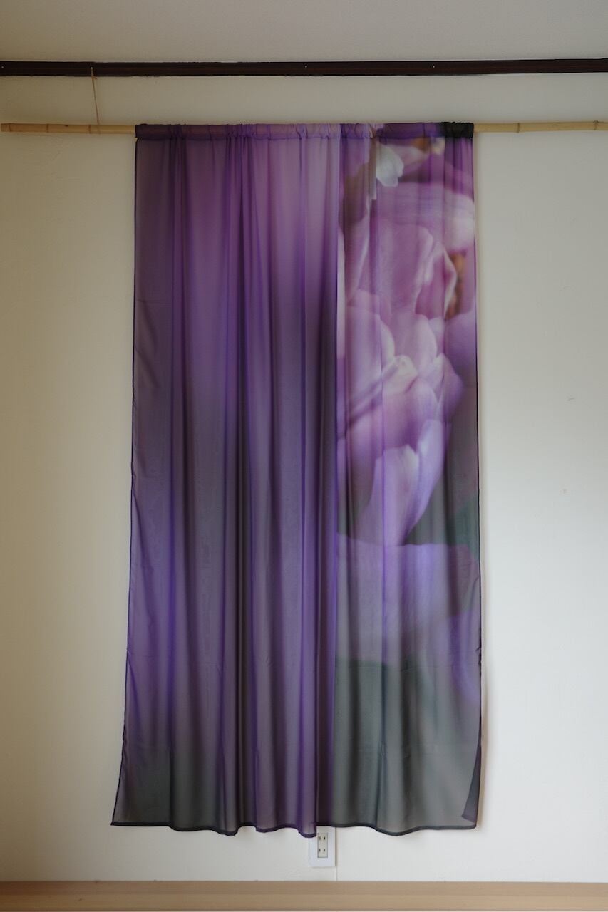 rūpa print curtain "All living things have meaning "29"