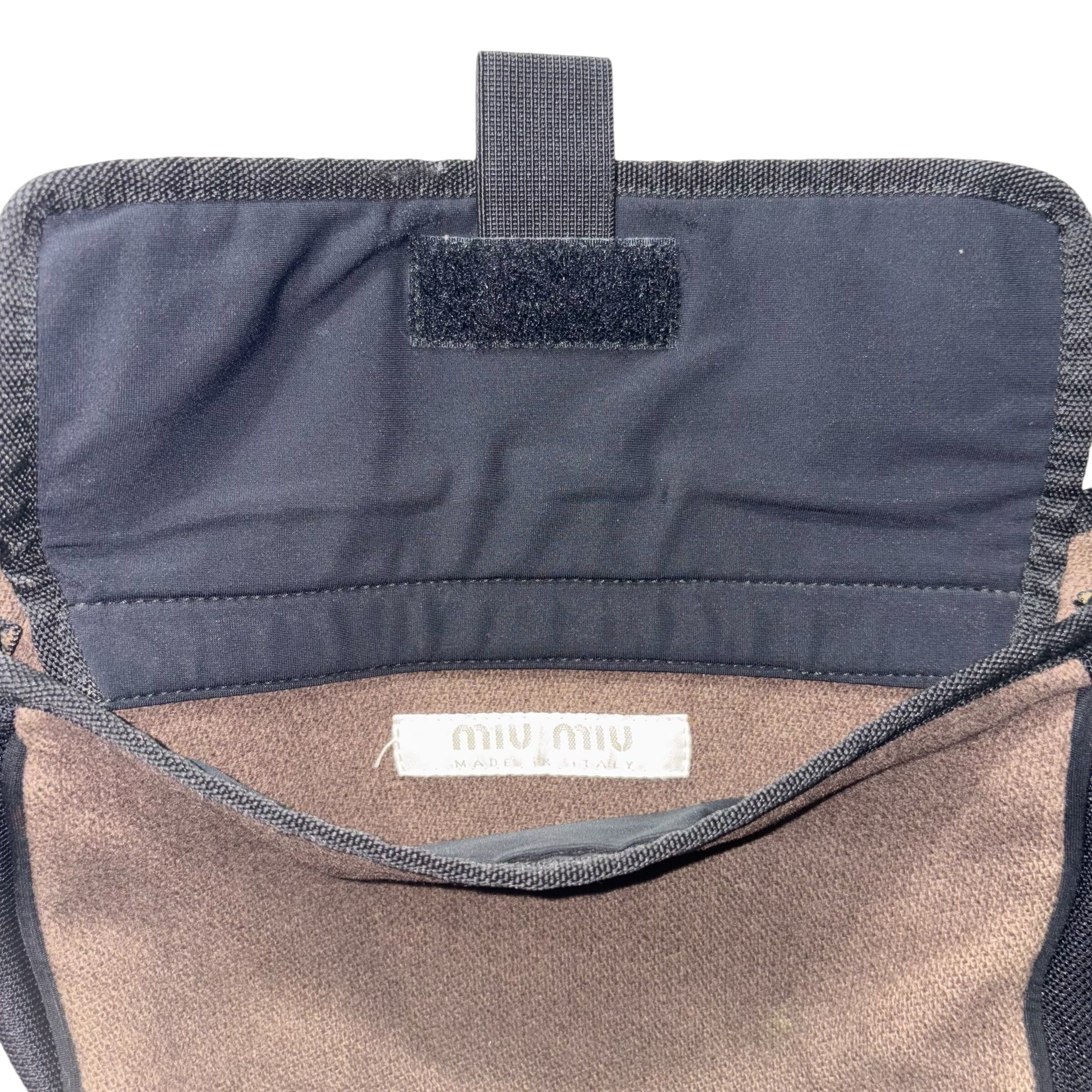 archive MIU MIU wool body bag | NOIR ONLINE archive MIU MIU wool body bag | NOIR ONLINE