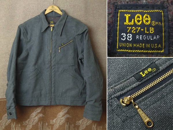 Dead-Stock 60s Lee 727-LB Whipcord Work Jacket | Wonder Wear ...