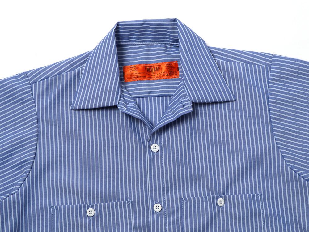 RED KAP レッドカップ SP20 Short Sleeve Striped Work Shirt 半袖