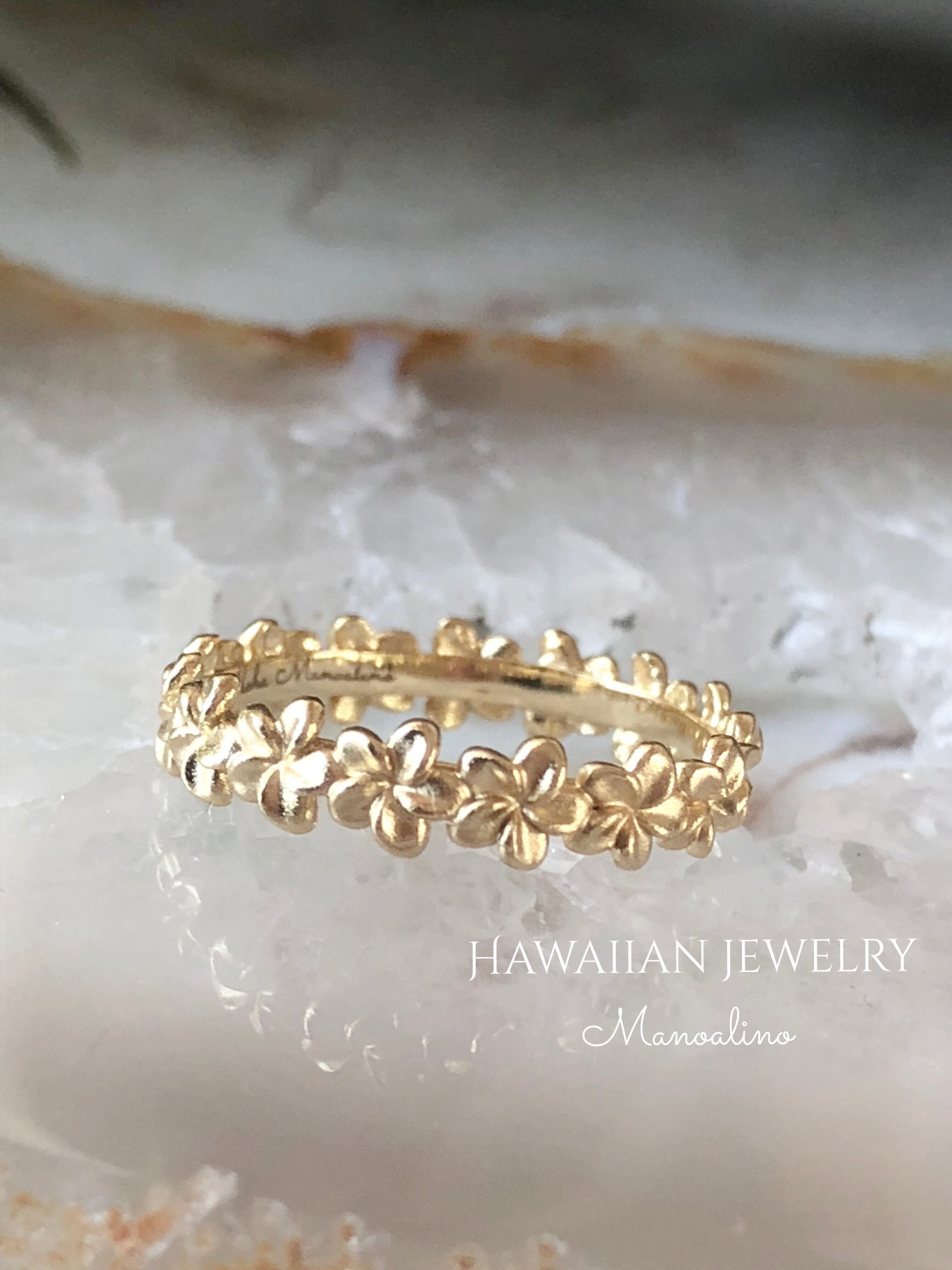 Plumeria Ring Hawaiianjewelry ハワイアンジュエリープルメリアリング 指輪 Manoalino Hawaiianjewelry Hawaiianaccessory Select