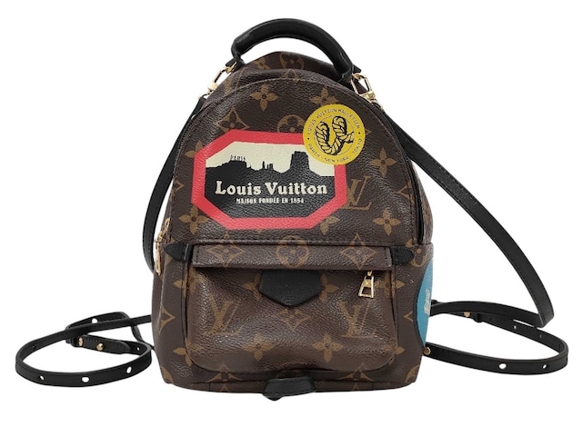 【ABランク・希少モデル】ヴィトン ワールドツアー パームスプリングスバックパックmini