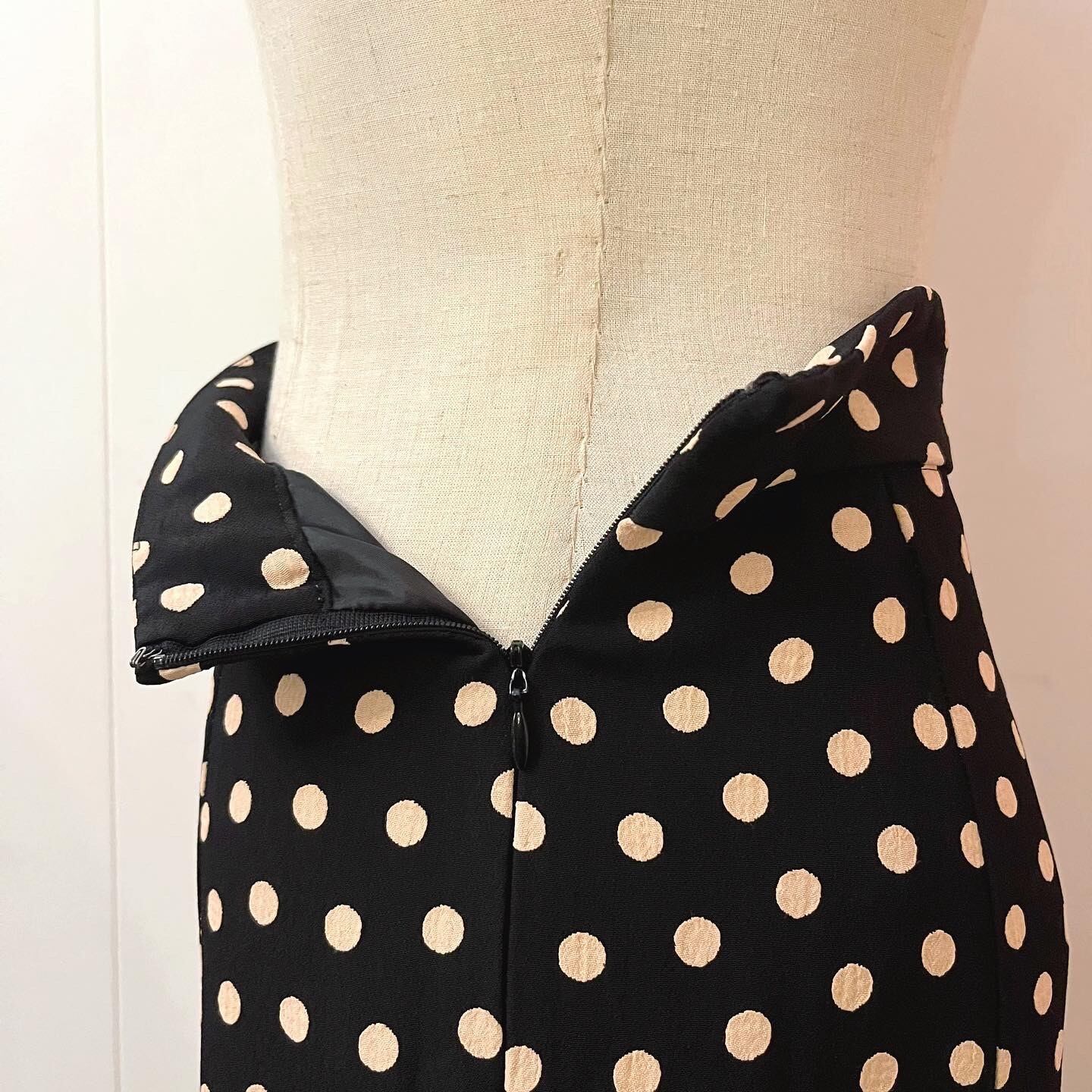 JILLSTUART / cream dot mini skirt